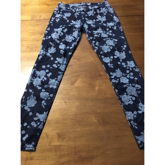 American Eagle Women's Jeans Floral Jegging Stretch Ankle Skinny Size 2 X 29 - Picture 4 of 9